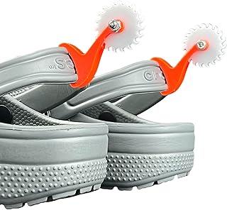 Spurs Harmonious with Crocs - Cool Croc Spurs Inspired by Cowboy Boots - Fun and Impressive Mini Spur Clips for Both Genders - Fits All Crocs - Safe and Long-Lasting Clips (1 Pair), Plastic Metal, No Gemstone