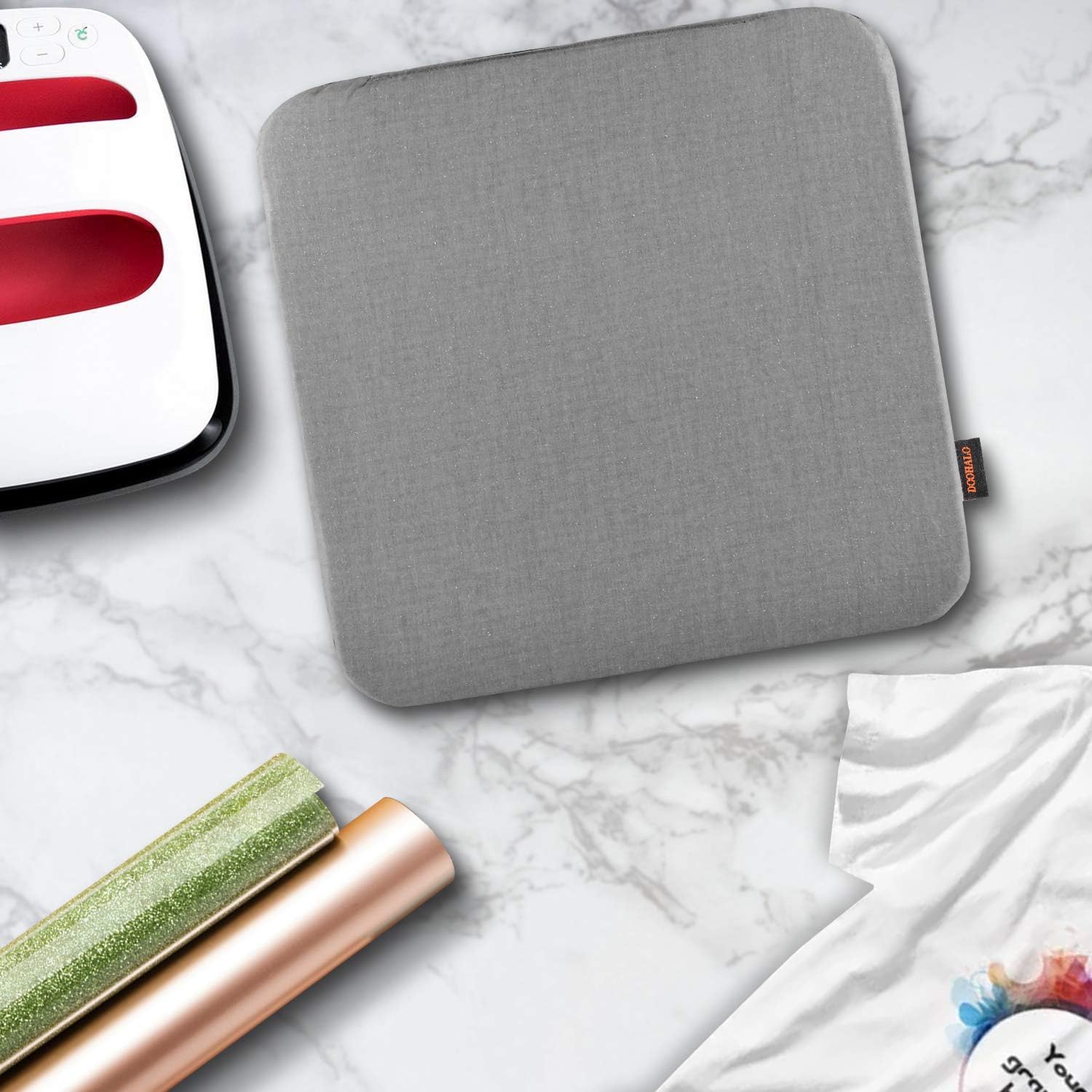 DOOHALO Heat Press Mat Compatibel with Easy Press Craft Iron-on Mat for Power Heat Press Machine for Craft Vinyl Ironing Insulation Transfer T Shirts and HTV Vinyl Project