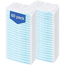 60 Count Electrostatic Duster Refills Compatible with Swiffer Duster, 180 Disposable MultiSurface Microfiber Dusting Refills, Unscented Replacement Cleaning Dusters for Household Cleaning