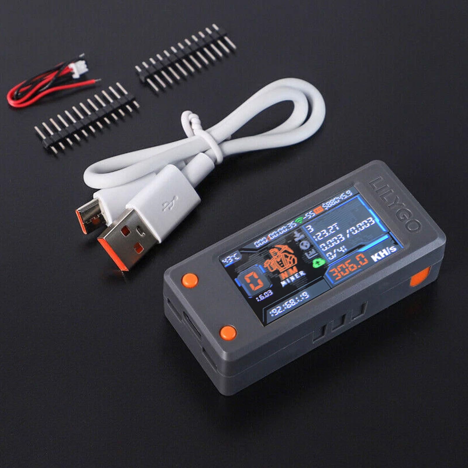 Nerdminer V2 Bitcoin USB Dongle Miner - Solo Lottery Mining, 78K Hashrate,  Crypto Gift Idea USB Bitcoin Miner