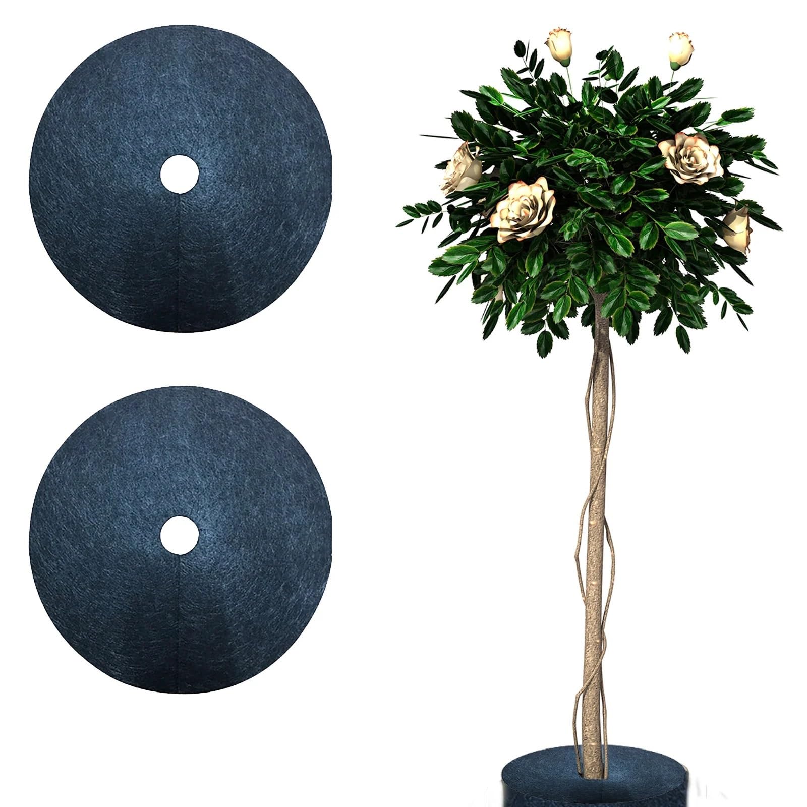 Malla Antihierbas 12 Uds. Paño a Prueba de Malas Hierbas, Tela no Tejida for el Control de Malas Hierbas, Tela Degradable for Suelo de jardinería, Membrana Transpirable for pastizales(25cm)