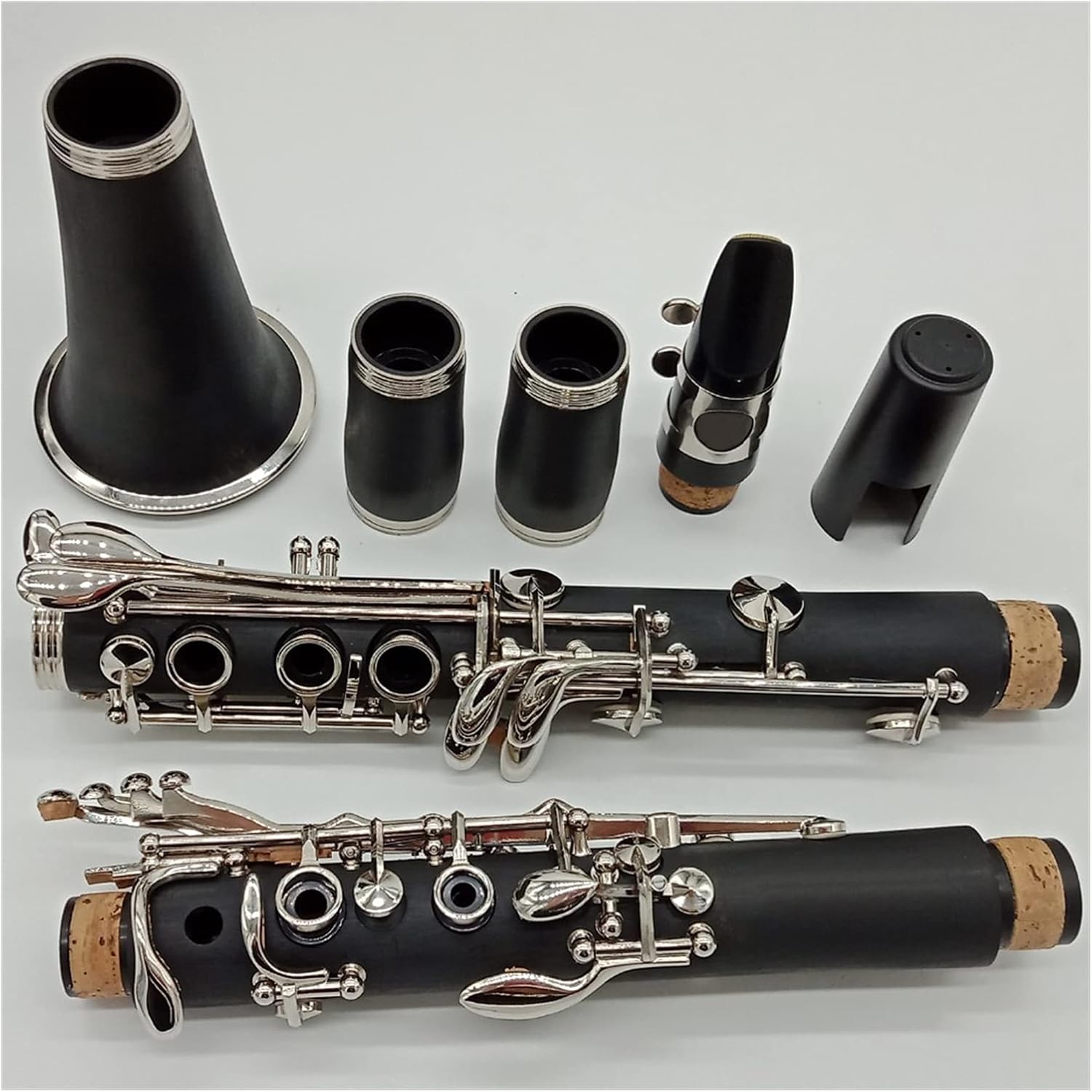 Bakelite Bb Student Silver Plated Keys 17