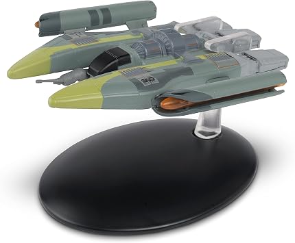Star Trek - Vaadwaur Assault fighter Ship - Star Trek Official Starships Collection by Eaglemoss Collections