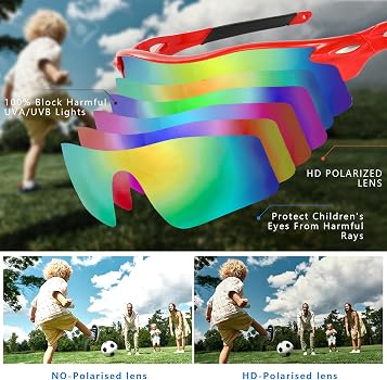 Kinder-Sonnenbrille Polarisiert UV400 – Sportbrille Für Radfahren & Outdoor
