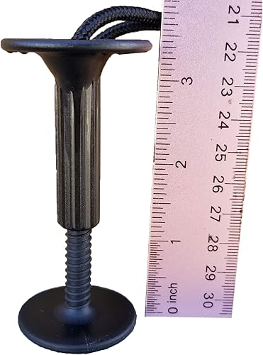 Miniatura 2 de Mega Flat Top Leash Plug for Thick bodyboards only - Black