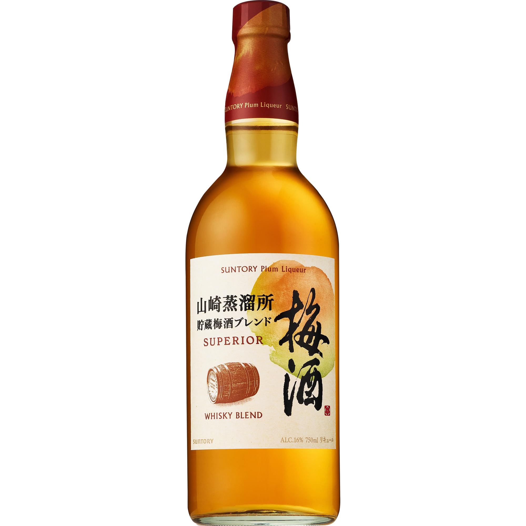 Amazon.co.jp: 山崎蒸溜所貯蔵梅酒ブレンド スーペリア 750ml 瓶