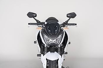 パーツ NAPOLEON SHARK MIRROR 3 Tanax Motorcycle Mirror, Napoleon Shark Mirror 3, Black