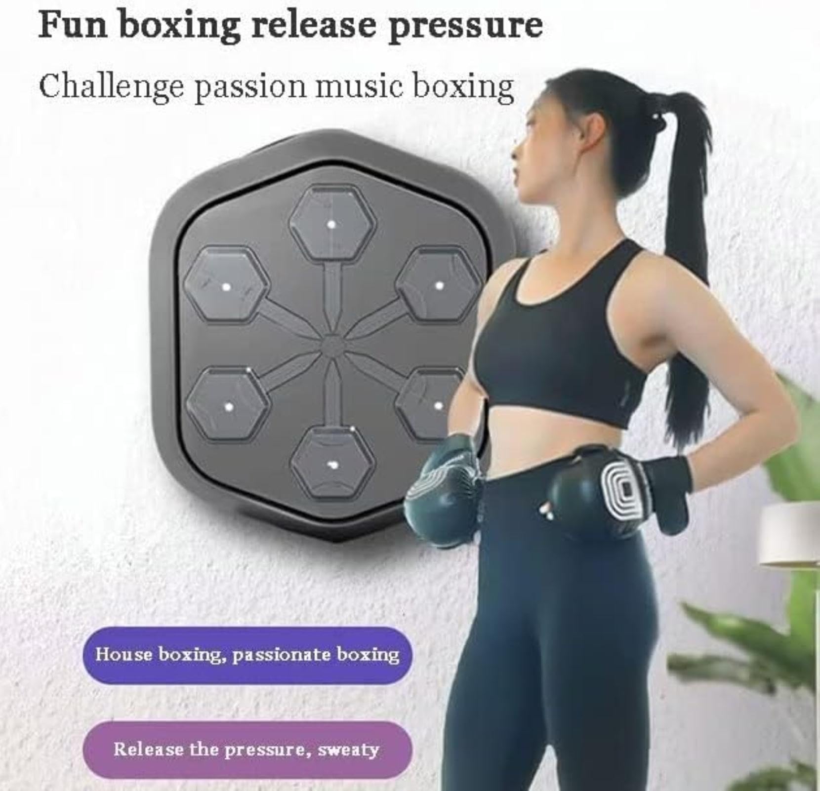 Maszyna Bokserska, Muzyka Elektroniczna Boks Ścienny Cel Bokserski Reakcja Docelowa Sprzęt Bokserski Do Treningu/Dzieci/Amatorów Fitness