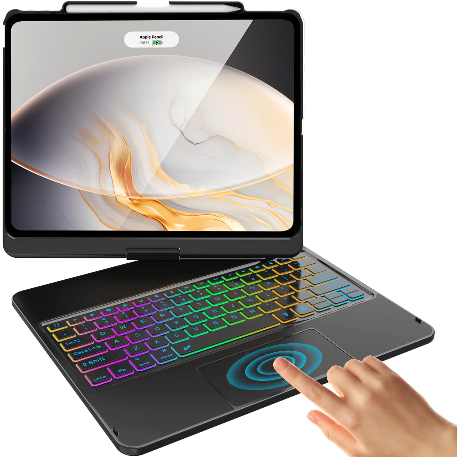 Amazon.com: FUWANG for iPad Air 13 inch Case Keyboard M4/M3/M2