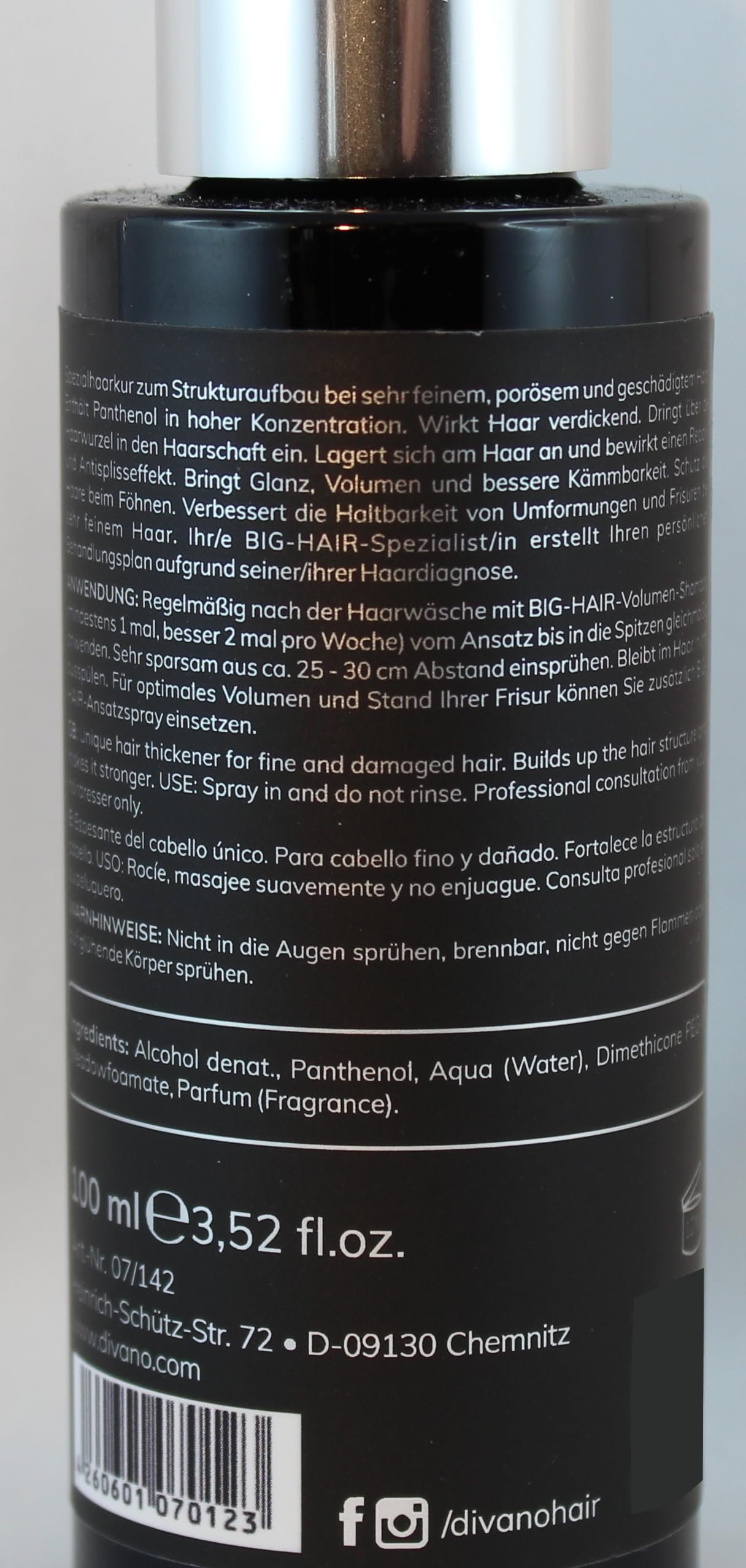 Haarverdicker Startset | für mehr Haarvolumen | gegen Feines Dünnes Haar Big Hair mit Haarverdicker Shampoo Ansatz-Volumenspray (300mlp)
