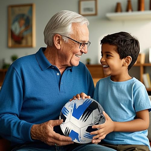 Miniatura 8 de Balón de fútbol tamaño 3 4 5 cuero suave anti explosión práctica entrenamiento niños niñas adultos con aguja de bomba