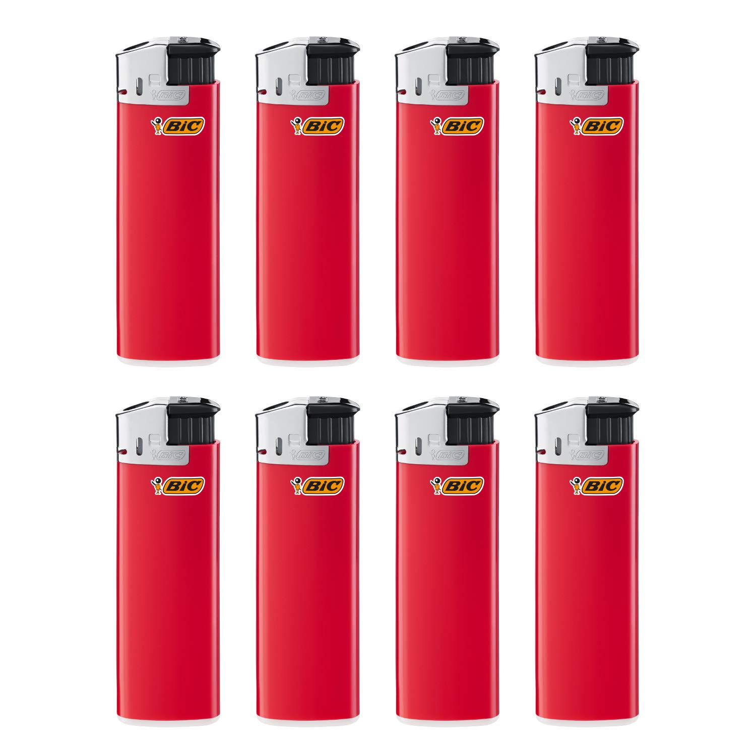 Bicジャパン ビック(Bic) ライター J38 電子式 使い捨て レッド 8本セット J38E-RED8P