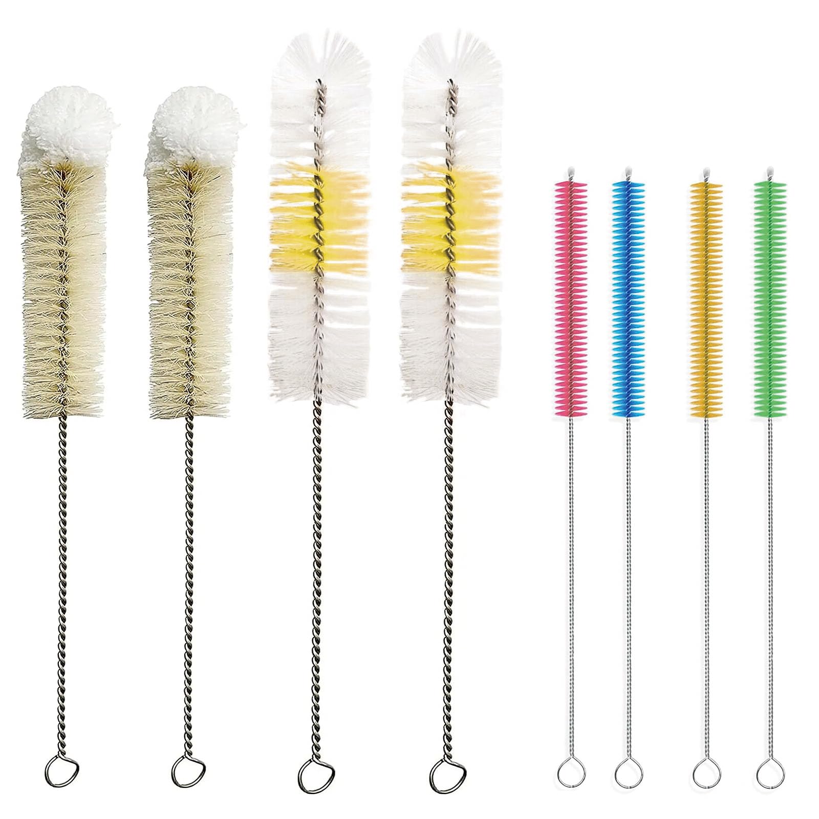 8 PCS Hookah Cleaning Kit, Bottle Brush Set Premium Cleaning Brushes Kit for Shisha Water Bottle