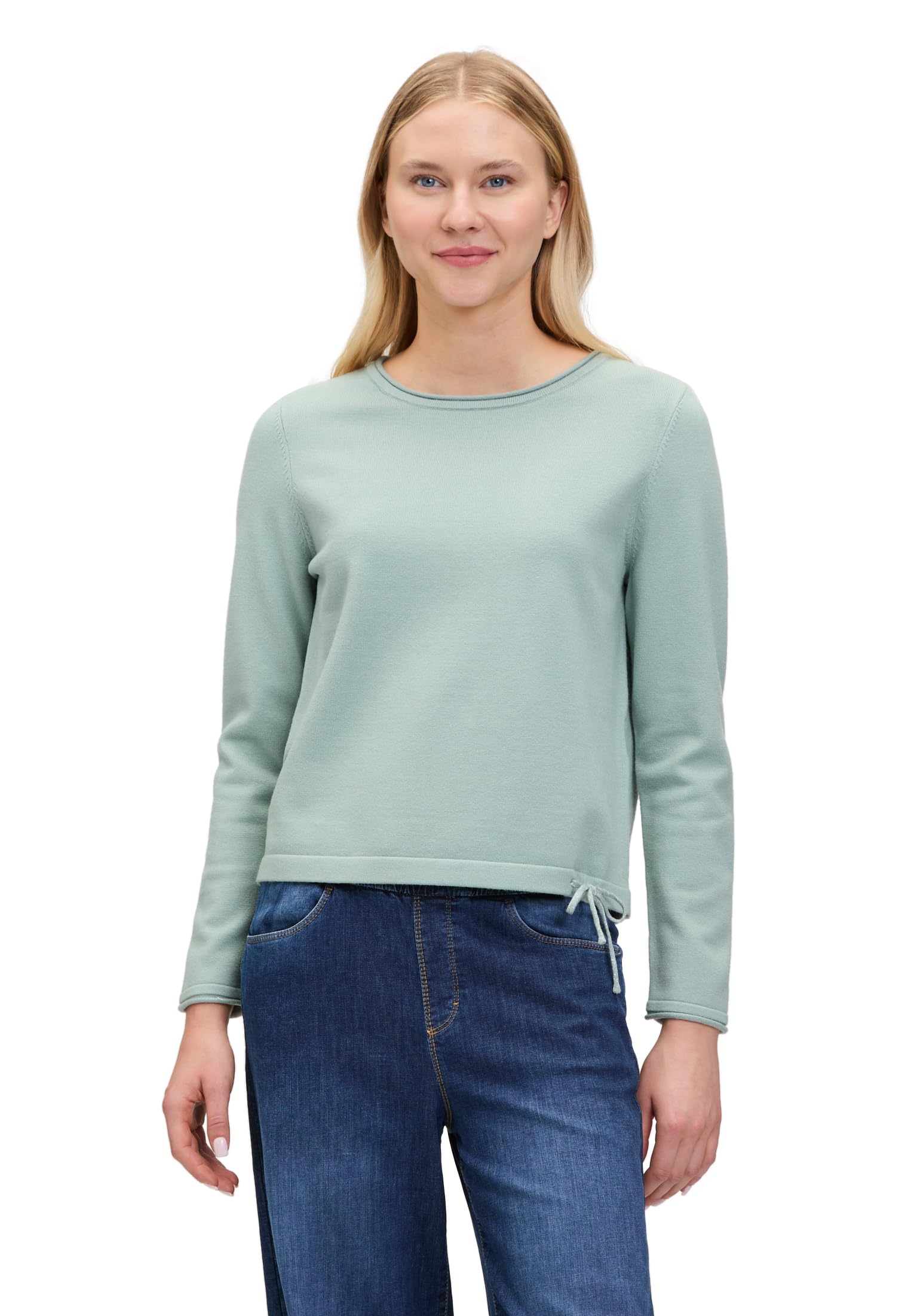 Cartoon Damen Strickpullover mit Rundhalsausschnitt