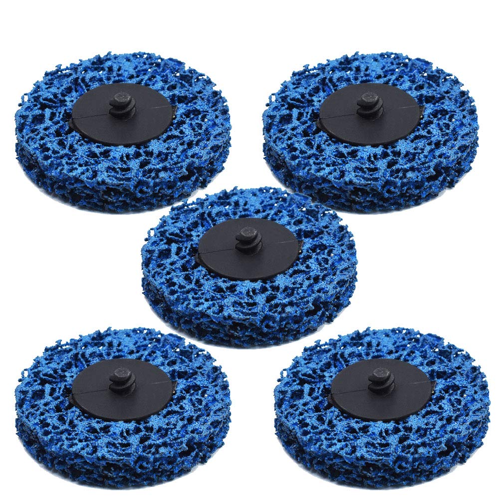 ‎findmall 5 Pack 3" Quick Change Easy Strip and Clean Discs, Premium Abrasive Wheels for Paint, Rust, and Surface Prep, Fits Angle Grinders