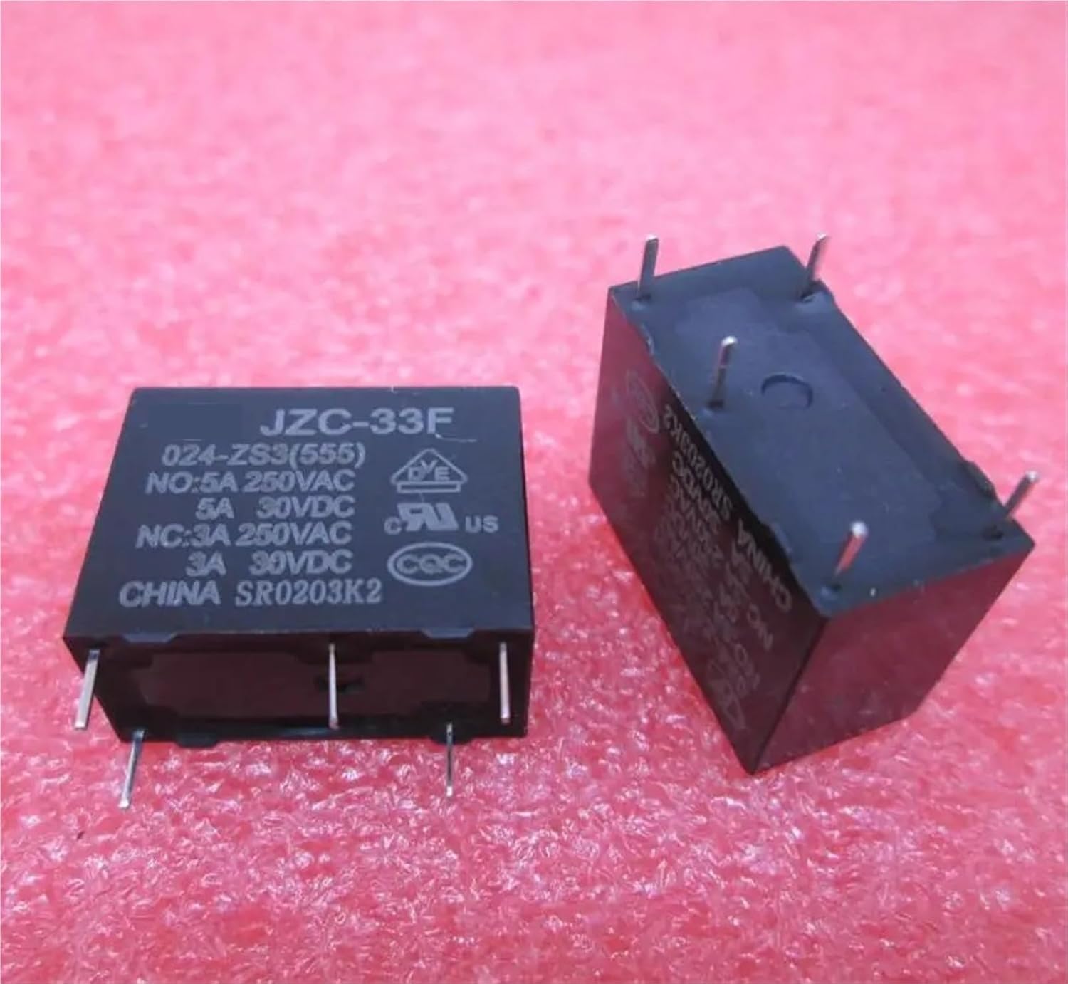 Relay JZC-33F-024-ZS3 HF33F 024-ZS3 JZC-33F 024-ZS3 24VDC 024-ZS3-24VDC 24VDC DIP5 1Pcs