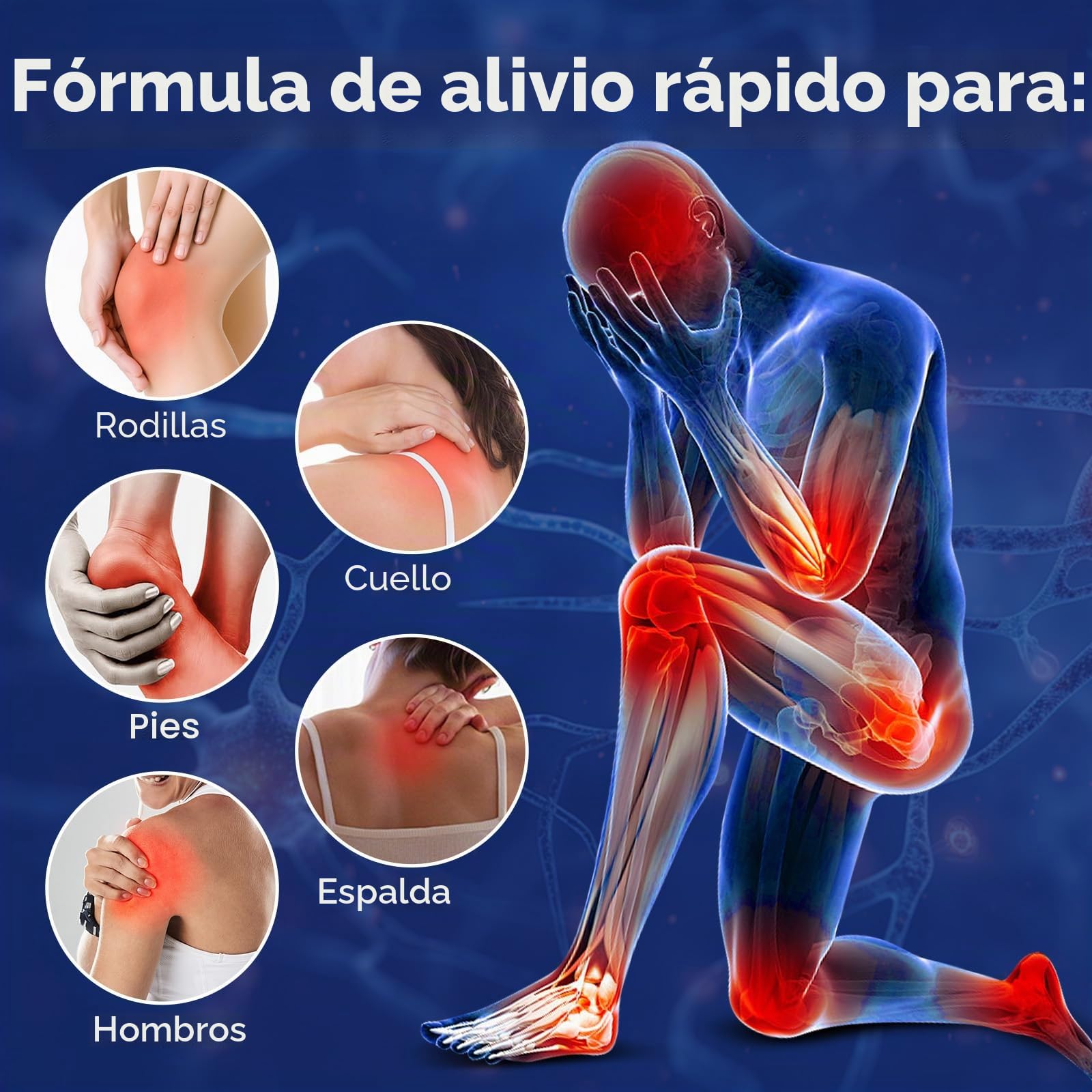 Crema para Neuropatía 120g, Alivio Rápido del Dolor Nervioso, Reduce Hormigueo y Entumecimiento, Fórmula Natural con Árnica, Aloe Vera y Vitamina B6, Hidratante No Grasa, para Pies, Manos y Piernas