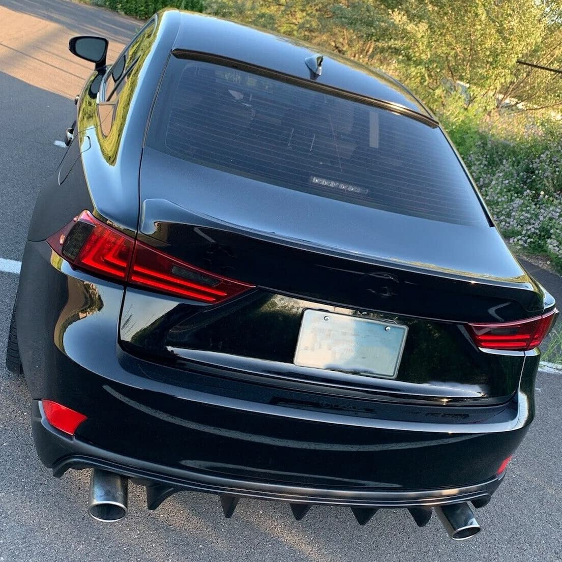 Amazon.com: Kojem Rear Bumper Diffuser Splitter Compatible with