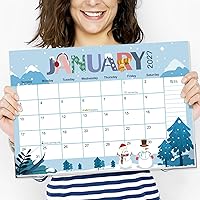 Vista 7 de GuassLee Calendario de escritorio 2026 – Calendario de escritorio colorido de septiembre de 2025 a marzo de 2027, 17 x 11.5 pulgadas, calendario