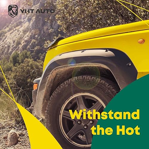 Miniatura 6 de YHTAUTO Juego de 4 guardabarros estilo fábrica de equipo original compatibles con Ford F-150 2009-2014 de 67 pulgadas  78.8 pulgadas  97.8 pulgadas