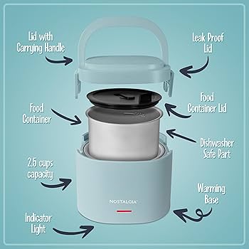 Electric Lunch SPOOL High Bone Muscle他CD Amazon.com: Nostalgia Portable 20-Ounce Electric Heated