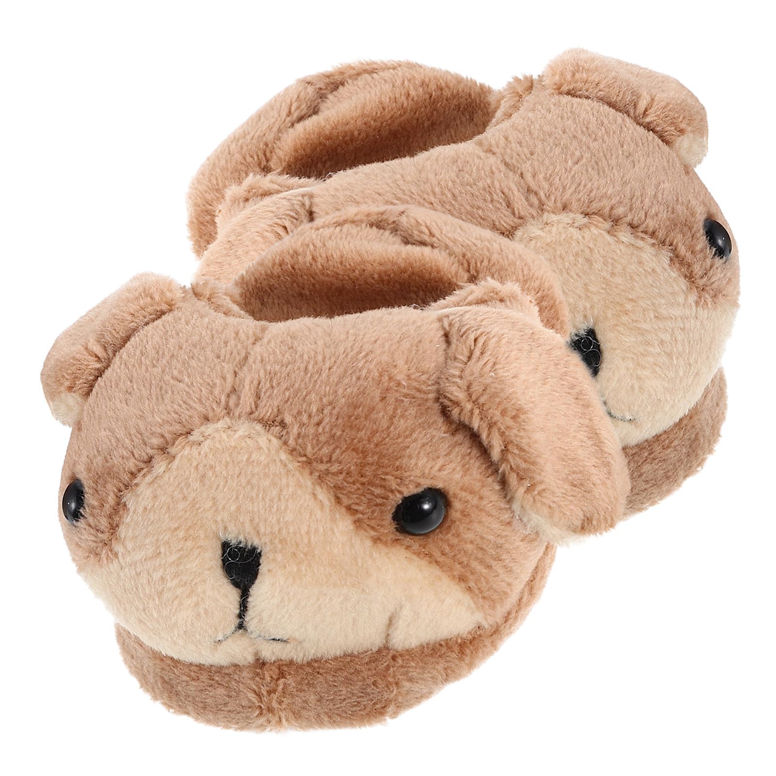 POPETPOP Plush Animal Doll Slippers for 18-inch Dolls, Soft Winter Footwear Accessories for Fashion and Dress-up Play