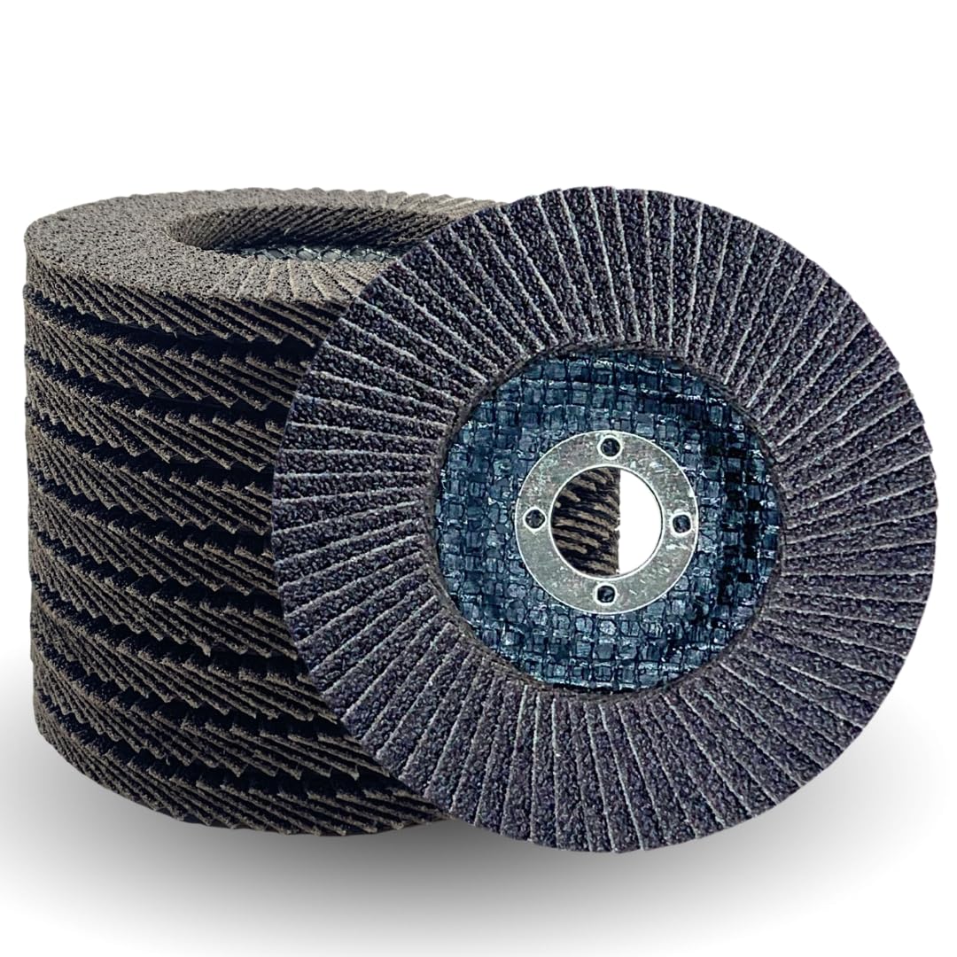 4 Inch 40 Grit Zirconia Flap Discs For Angle Grinder 10 Pack Signi 4" X 5/8" Premium Zirconia Flap Discs T27 10-Pack Flap Disc Grinder Blades - View #7