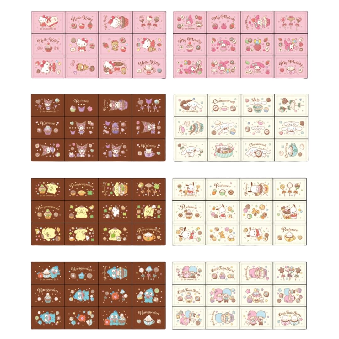 Amazon.co.jp: 【全8種セット】ちょこぶろっくしーる サ ンリ オキャラ