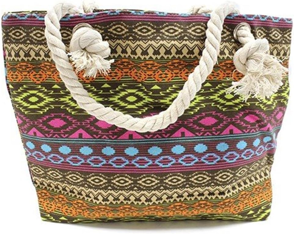 Rope Handle Bag - Bali Tan & Tones