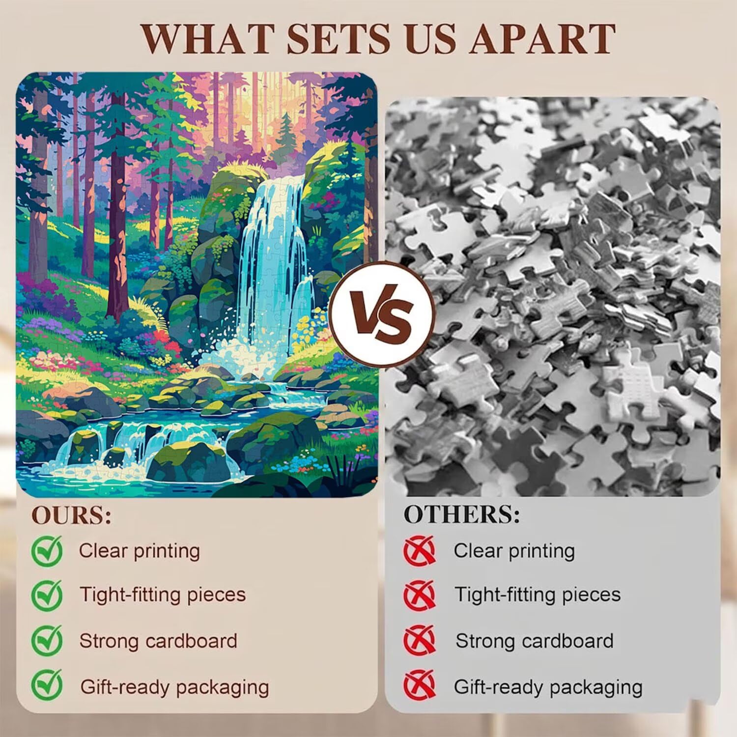 fumetti foresta-4 Puzzle 6000 Pezzi per Adulti, Puzzle in Legno - Collezione Classica con Poster Incluso - Sfida di Concentrazione e Passatempo Antistress, Gioco per Famiglia, 179 x 105 cm f0-677
