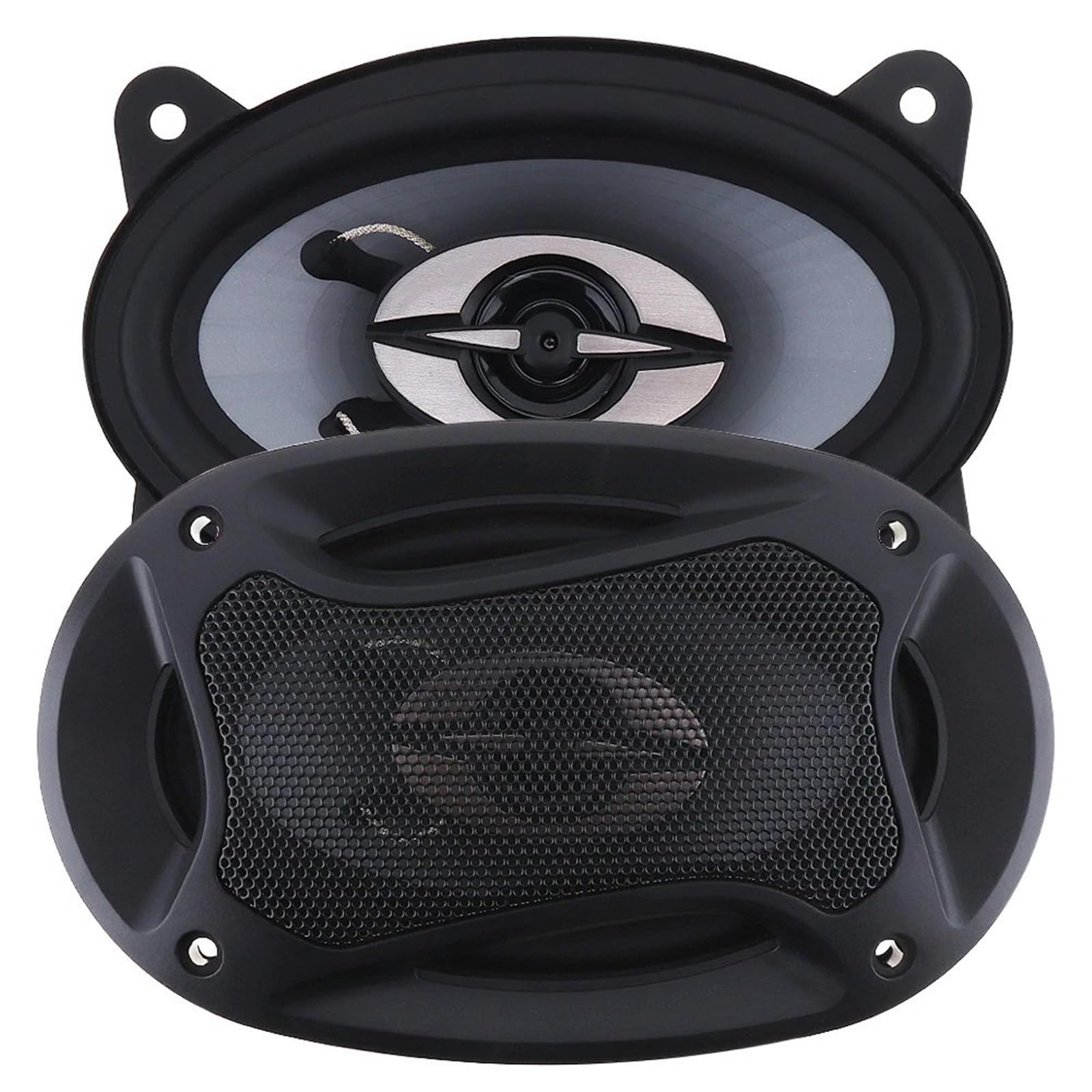 2 altoparlanti per auto da 4 x 6 pollici, 150 W/280 W, subwoofer, audio per auto, stereo, altoparlanti a gamma completa(Model-B 280W)