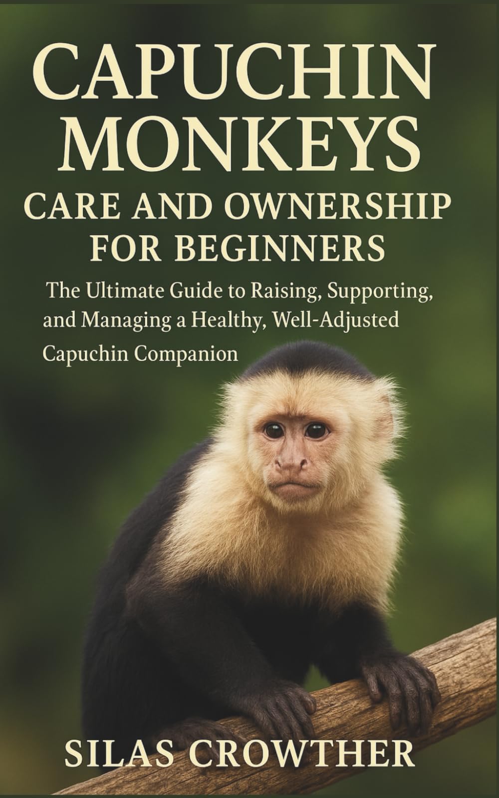 CAPUCHIN MONKEYS CARE AND OWNERSHIP FOR BEGINNERS: The ultimate Guide to Raising, Supporting, and Managing a Healthy, Well-Adjusted Capuchin Companion