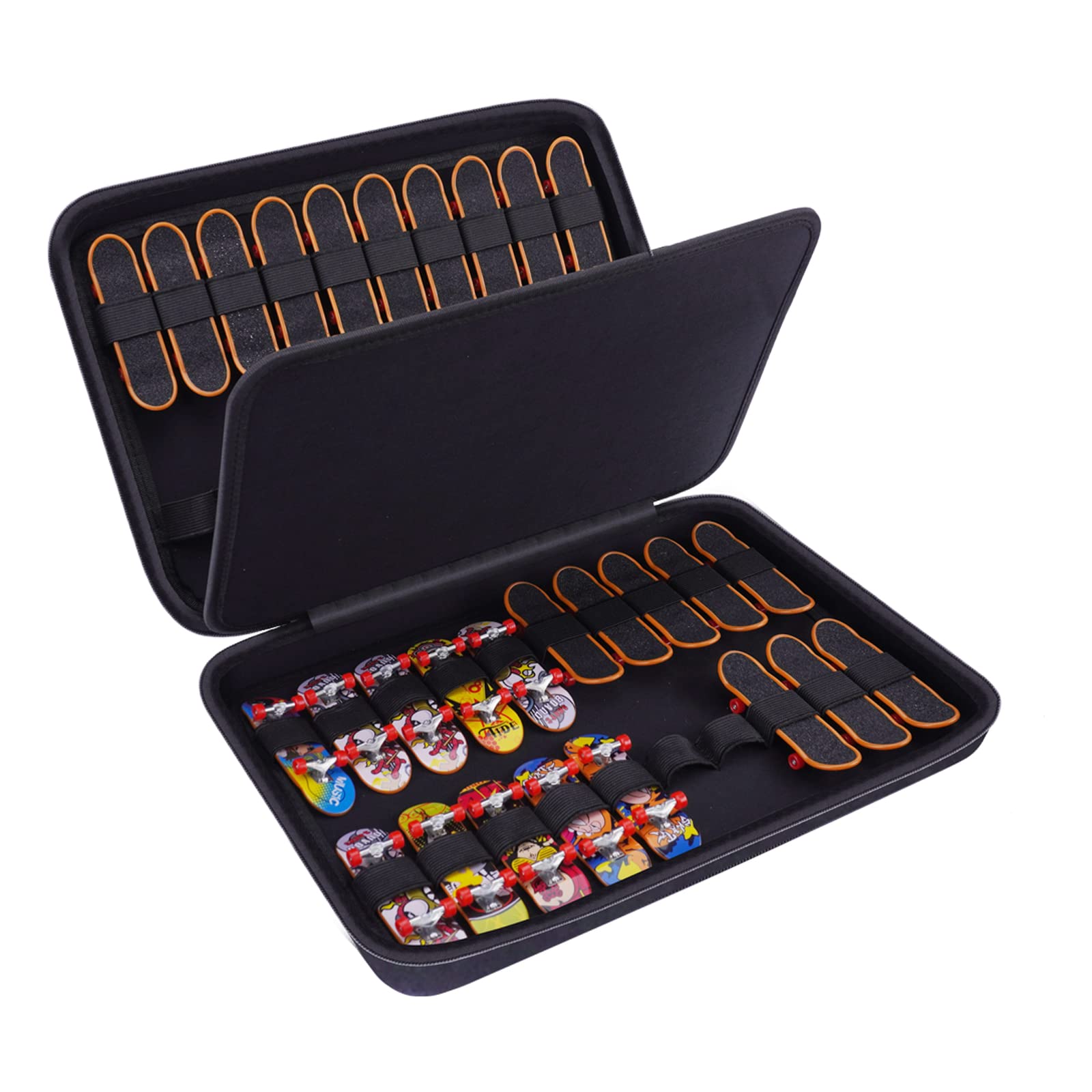 Teak Tuning Fingerboard Quarter Pipe - 4 x 4 x 2.25 - Black Colorway