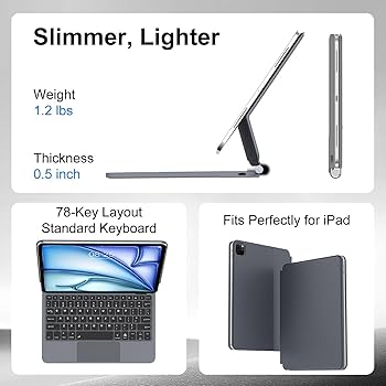 Amazon.com: Magic Keyboard Case for iPad Air 11 inch M2 2024