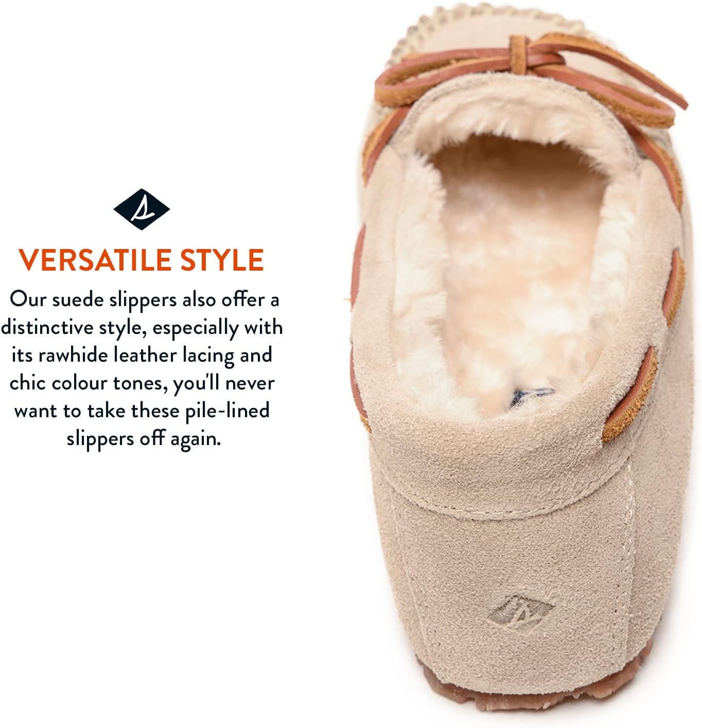 Sperry Women's Trapper Slippers, Stone, 7 M US