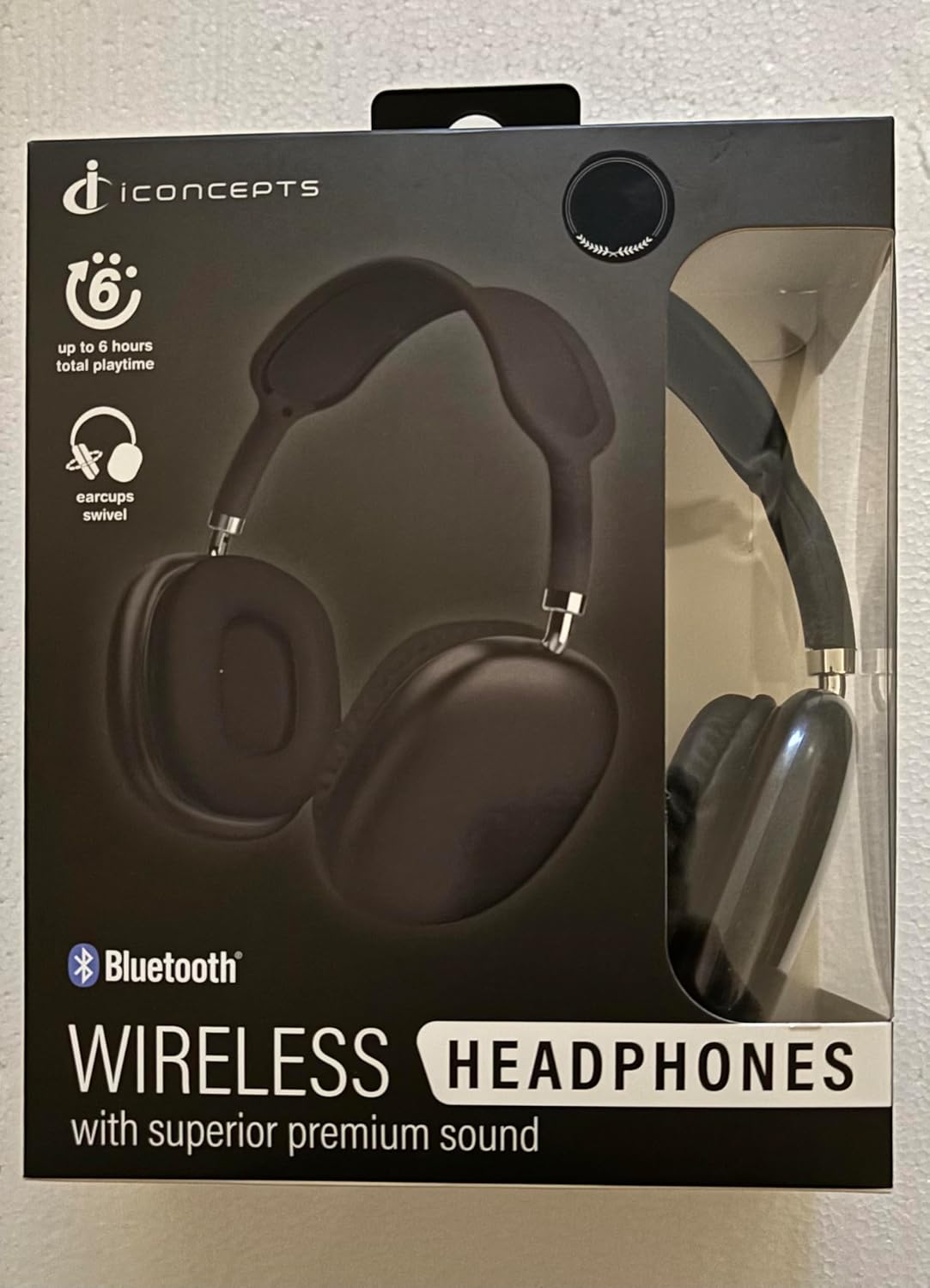 S.I.T.S Wireless Headphones, Pink-White, side view