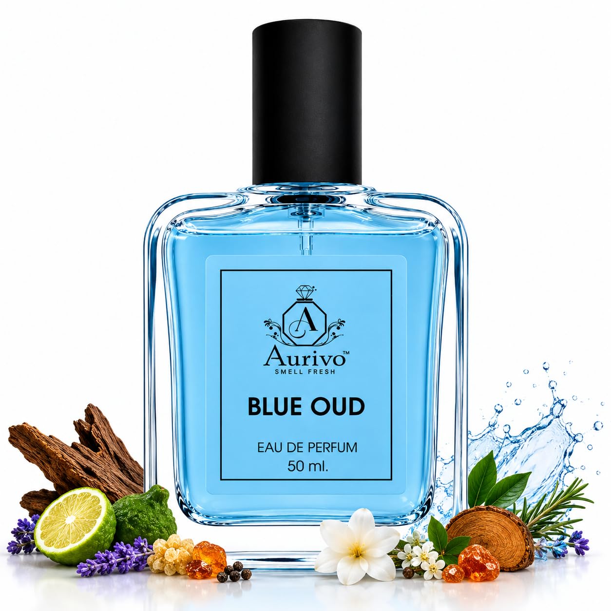 Blue Oud Eau De Parfum for Men | Long Lasting Luxury Oud Fragrance | Premium Fresh Woody Scent | EDP Perfume Spray | Special Occasions | 50 ml-image-20