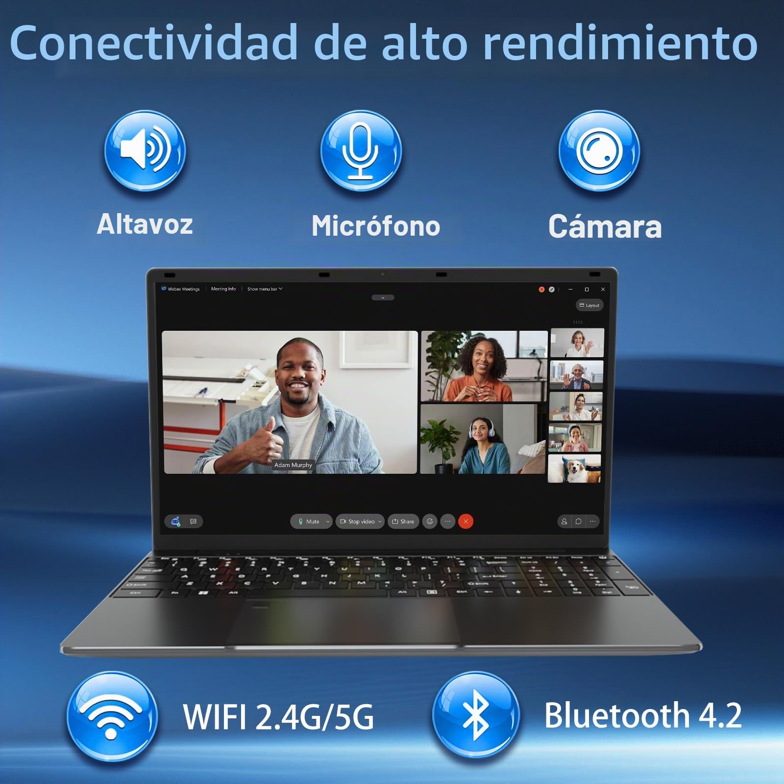 PC portátil de 15,6 pulgadas, 16 GB RAM 512 GB SSD Celeron N5095, ordenador portátil FHD 1920 x 1080, WiFi Bluetooth, lector de huellas dactilares, portátil para estudio y trabajo, teclado AZERTY con