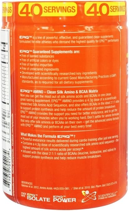 Amazon Com Epiq Amino Fruit Explosion 40 Servings Beauty Personal Care