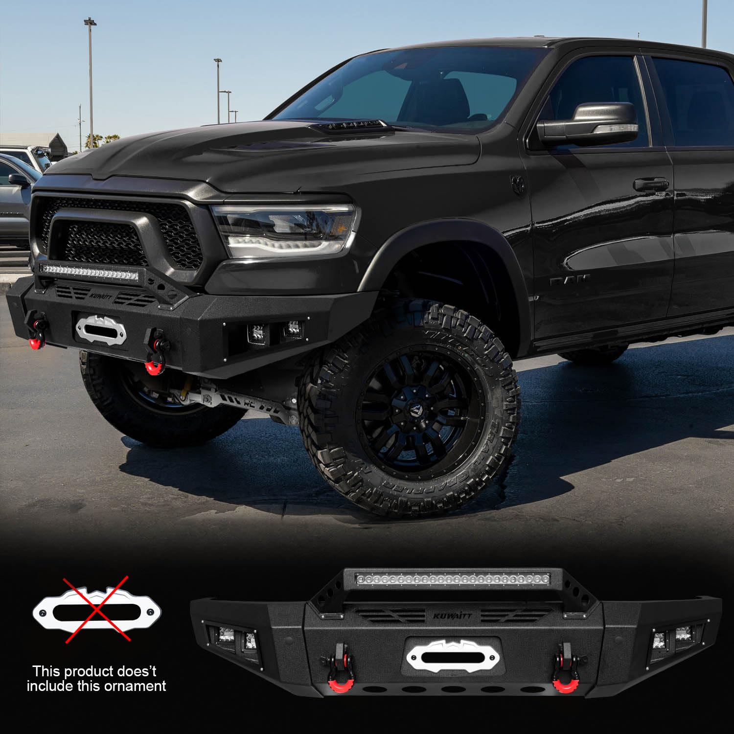Front Bumper Compatible with 2019 - Key Features