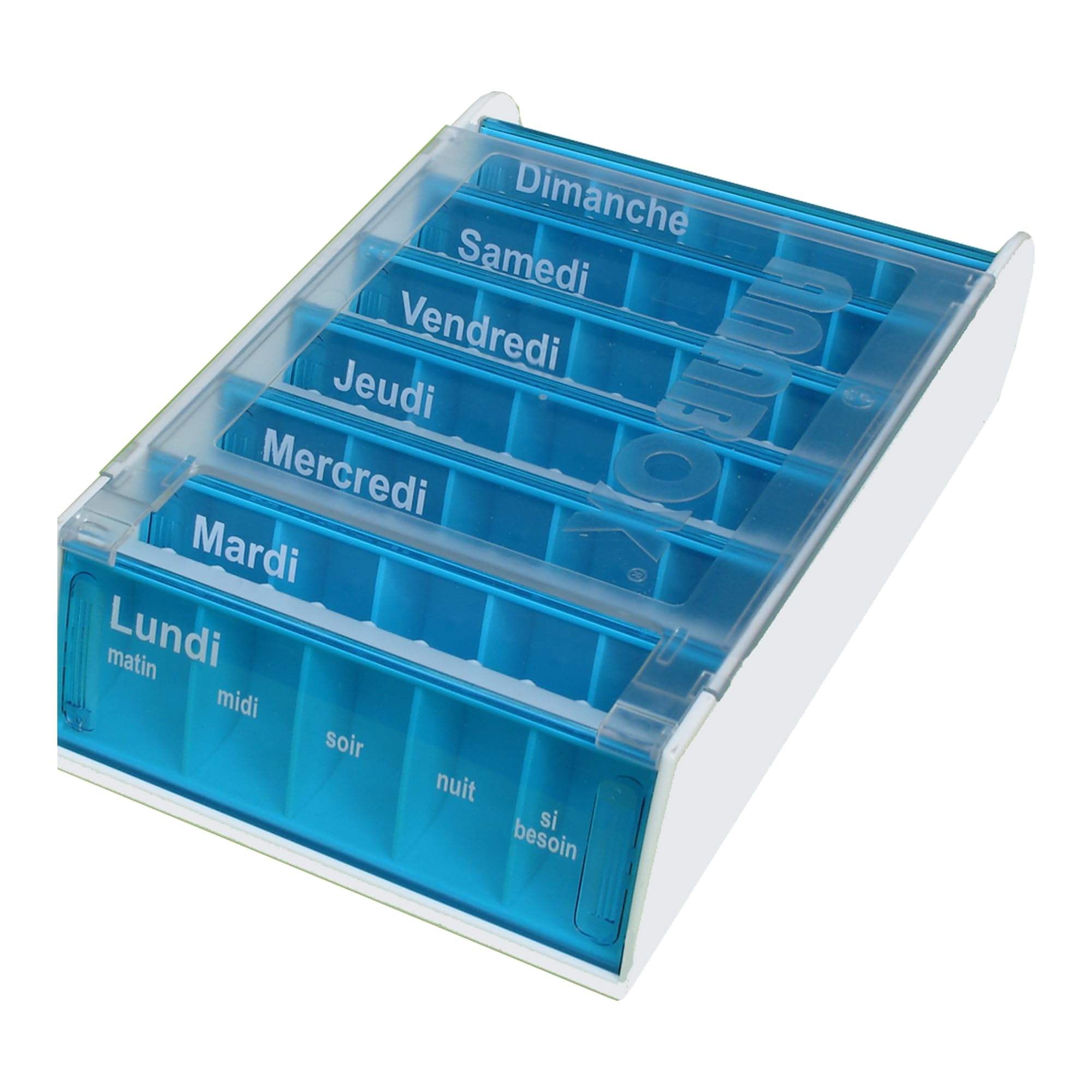 Anabox Porta-pillole settimanale, 7 giorni, lingua francese