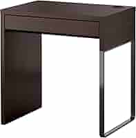 Amazon.co.jp: IKEA Micke Desk ブラック ブラウン サイズ 28 3