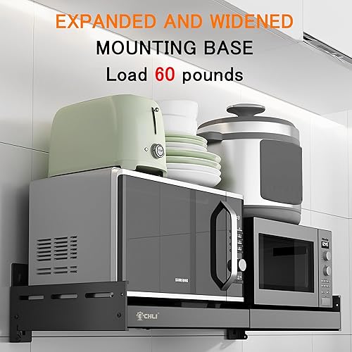 Miniatura 4 de ECHLI Estante de pared retráctil de acero inoxidable estante de almacenamiento comercial soporte de almacenamiento multifuncional para encimera