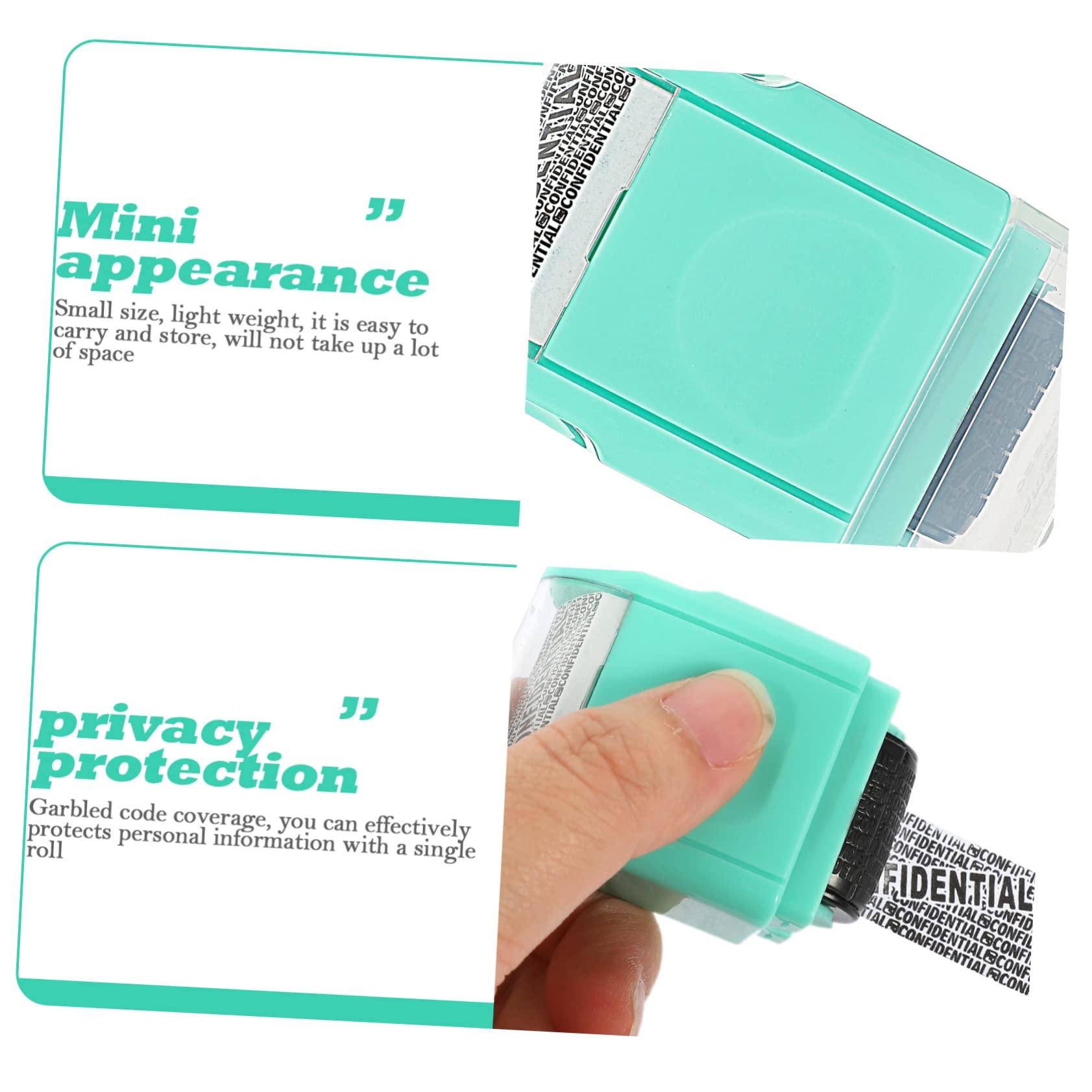 4 Pezzi Timbro A Con Sigillo Per La Privacy Timbro A Con Inchiostro Incluso A Con Identità Facile Da Usare Accessorio Per La Casa