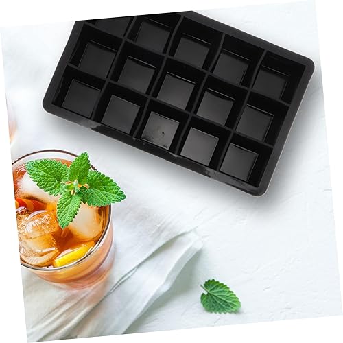 Miniatura 8 de HOMSFOU Bandeja de hielo para congelador, bandeja de hielo de diamante, bandeja de hielo de cocina, molde de para resina moldes de hielo para