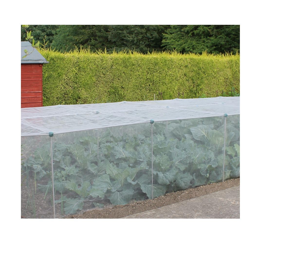 Veg Cage Kit H700mm x W 1.5m x L5.94m Veggiemesh Complete with Pegs and Clips