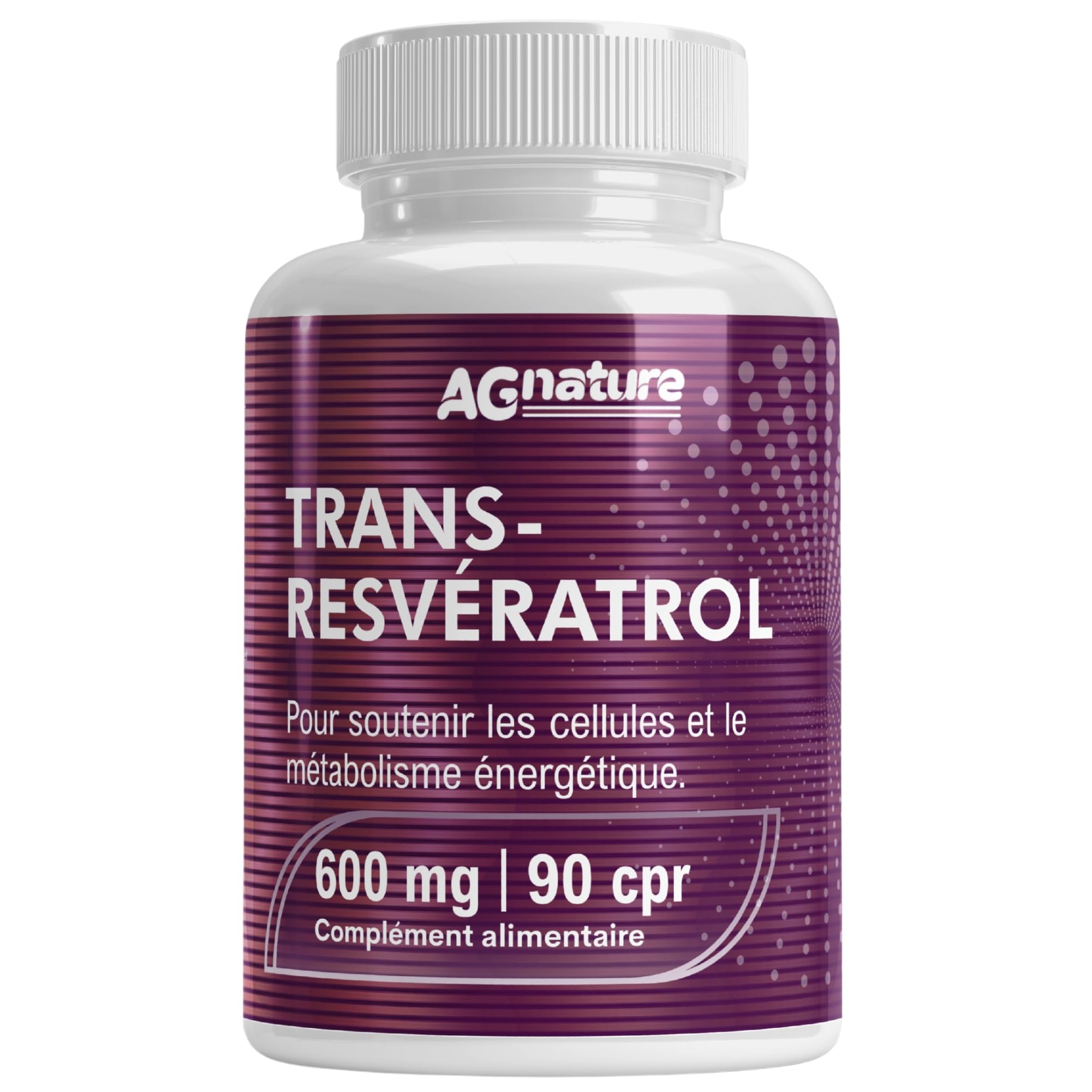 Trans-Resvératrol 600 mg Antioxydant Pur – 90 Comprimés avec NAD, Quercétine, Pipérine, Acide Alpha-Lipoïque et Astragale