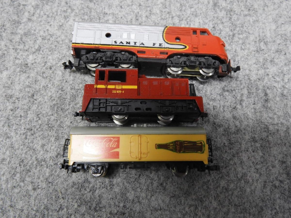Amazon.co.jp: 昭和レトロ 鉄道模型 Nゲージ 3個セット 箱入り77 