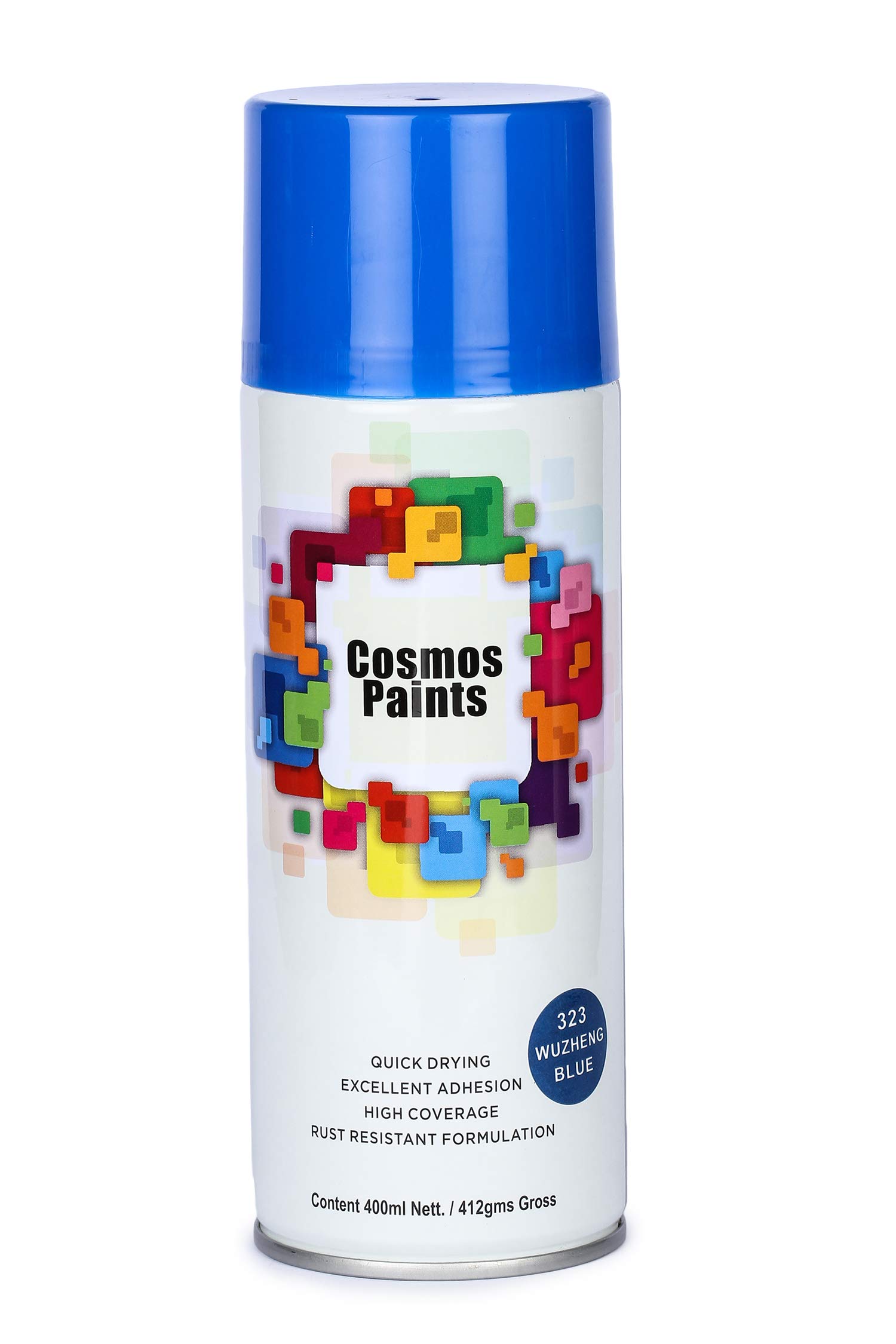 Cosmos Paints Wuling Blue Spray Paint (346) - 400ml (B07KYQ81B3) Amazon Price History, Amazon Price Tracker