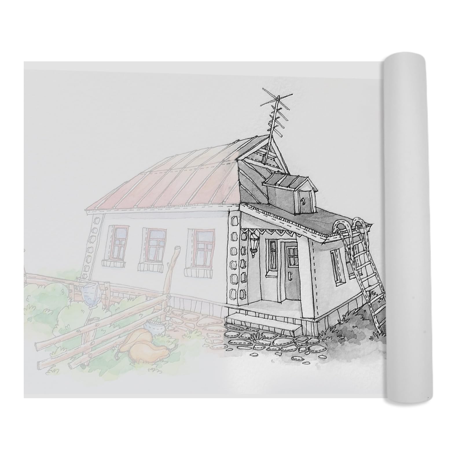 Rotolo Carta Da Lucido 20m X 30cm - Trasparente 26g/m² Per Disegno, Trasferimenti E Artigianato - Foto 11